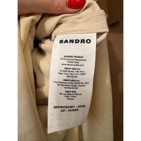 Sandro OP Albi V-Neck Dress - Picture 10 of 12
